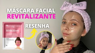 TESTANDO MÁSCARA FACIAL REVITALIZANTE MAX LOVE  Resenha de produtos skin care barato [upl. by Nahtanaoj]