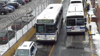 MTA NYC Bus 1999 New Flyer D45HF ITV Viking X51 997 Express Bus at Casey Stengel Depot [upl. by Sonahpets159]