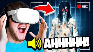 GHOST HUNTING in VR HAUNTED HOUSE Phasmophobia [upl. by Nimaynib33]