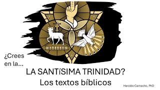 ¿CREES EN LA SANTISIMA TRINIDAD Por el pastor Haroldo Camacho PhD [upl. by Sirahs]