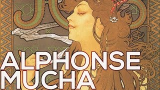 Alphonse Mucha A collection of 41 posters HD [upl. by Ahselak]