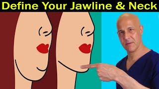 Proven Exercises for a Firm Defined Jawline amp Neck  Dr Mandell [upl. by Inacana]