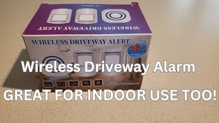 Wireless Driveway Alarm Great For Indoor Use Too [upl. by Wiener]