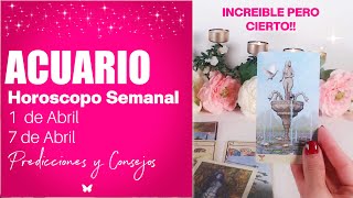 ⭐️ACUARIO SIN PALABRAS TAN BUENO QUE ASUSTA PERO ES VERDAD 💝🔥💝 HOROSCOPO SEMANAL Cordelia Tarot [upl. by Lamond883]