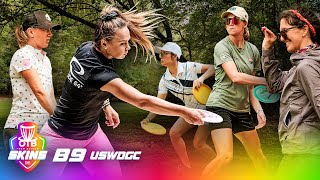 OTB SKINS 107  B9  US WOMENS DISC GOLF CHAMPIONSHIP [upl. by Hawthorn]