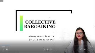 Collective Bargaining HRM Types and characteristics of collective bargaining [upl. by Yerak]