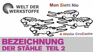 Die Welt der Werkstoffe Bezeichnung der Stähle Teil 2 [upl. by Vasileior]