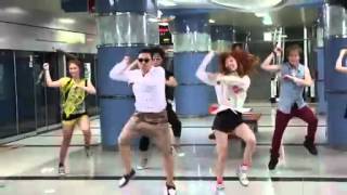 PSY  Gangnam Style MV BTS With Hyuna [upl. by Ydde]