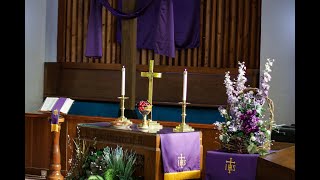 February 25th 2024  Second Sunday in Lent Worship  Mark 83138  quotSacrificesquot [upl. by Nairoc]