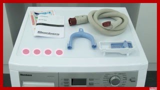 Blomberg Washing Machine Installation [upl. by Ledniahs]