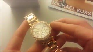 Unboxing  Michael Kors Damenuhr MK5616 roségold [upl. by Gan270]