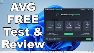 AVG FREE Antivirus Test amp Review 2023  Antivirus Security Review  Security Test [upl. by Dolly846]