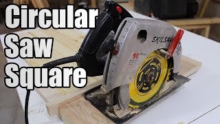 Zero Clearance Circular Saw TSquare  121 [upl. by Hersch12]