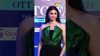 Daisy Shah On TOIFA Awards In Green amp Black Outfit daisyshah awards shorts shortsvideo [upl. by Worrad763]