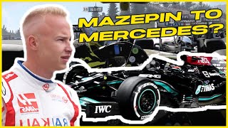 Why NIKITA MAZEPIN will be at MERCEDES in 2022 [upl. by Blane535]