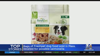 Freshpet recalls dog food that may be contaminated with salmonella [upl. by Lanfri936]