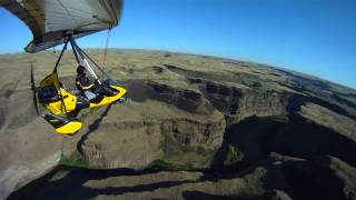 Palouse Falls  Washington State Flying [upl. by Kerrison]