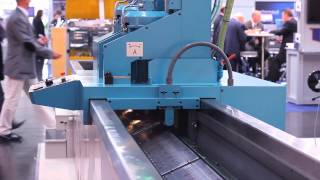 Göckel G56elTT Full automatic carbide grinding machine DRUPA 2012mp4 [upl. by Ailices]