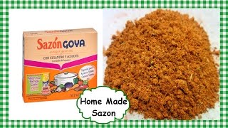 How to make Sazon Seasoning Spice  Homemade Sazon Recipe [upl. by Anabella]