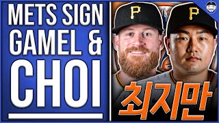 REPORT Mets SIGN JiMan Choi amp Ben Gamel New York Mets News [upl. by Lirbij]