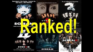 All Six Scream Movies Ranked Warning Screams 😱 [upl. by Enaud118]