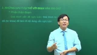 Kỹ năng viết đoạn văn nghị luận xã hội 200 chữ  Lớp 12  Thầy Đặng Ngọc Khương  PENC 2018 [upl. by Budge]