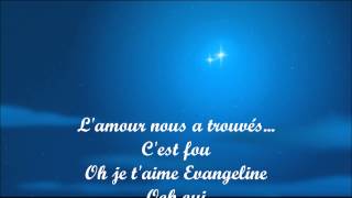 La princesse et la grenouilleMa belle evangeline lyrics [upl. by Fuller101]