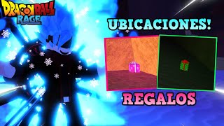 EVENTO 🎅Todas las Ubicaciones de los Regalos en Dragon Ball Rage Roblox [upl. by Eidda]