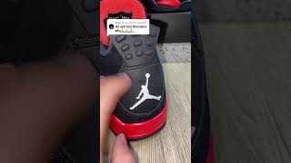 Howkick review Jordan 4 Red Thunder reps [upl. by Alegnatal]