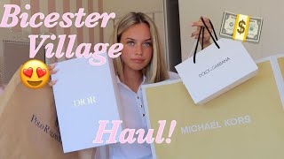 Bicester Village LUXURY Haul🔥 Dior Juicy Couture Micheal Kors amp More😱💕 [upl. by Elades]