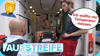 Sx im Rettungswagen 🚨🚑 Diese Sanitäter stecken in großen Schwierigkeiten 😱  Auf Streife  SAT1 [upl. by Etteroma119]