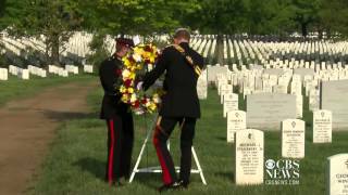 Prince Harry pays respects to Iraq and Afghanistan fallen [upl. by Ellehcear]