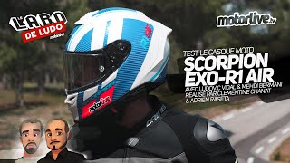 CASQUE SCORPION EXOR1 AIR I LE LABO DE LUDO MOTORLIVE [upl. by Uphemia]