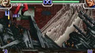 Kof 2002 Rugal vs Rugal Only Genocide Cutter [upl. by Nyvlem]