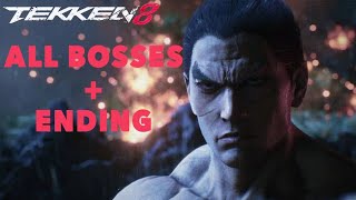 TEKKEN 8 ALL BOSSES AND ENDING [upl. by Irual467]