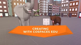 Creating in CoSpaces Edu  Beginner tutorial [upl. by Skvorak]