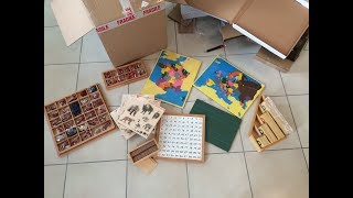 HAUL Matériel MONTESSORI école à la maison [upl. by Ashraf]