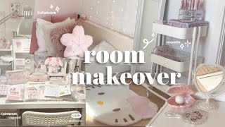 🌸aesthetic room makeover ikea trip  temu haul pinterest inspired coquette [upl. by Caves]