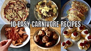 10 EASY CARNIVORE RECIPE THE BEST CARNIVORE RECIPES [upl. by Lynna499]