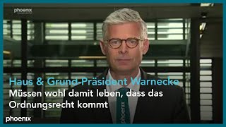 Haus amp GrundPräsident Warnecke zum Gebäudeenergiegesetz [upl. by Prudy]