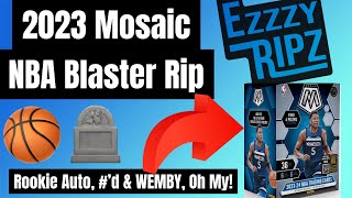 🏀 202324 Mosaic NBA Blaster  ’d card Rookie Auto amp WEMBY oh my mosaicbasketball nba [upl. by Noryv]