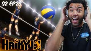 THIS MATCH IS INSANE  Haikyuu Season 2 Episode 23 Reaction [upl. by Kaiser]