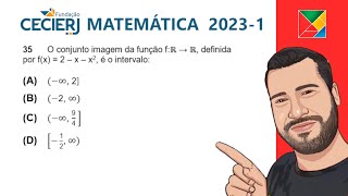 Questão 35 CEDERJ 20231 Matemática [upl. by Sturdivant]