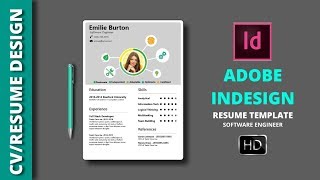 Adobe InDesign  How to Create a CVRESUME template in InDesign  ATS Friendly [upl. by Dier]