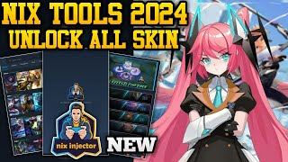 NEW NIX TOOLS 2024  INJECTOR ML  APK SCRIPT MOBILE LEGENDS [upl. by Tamas]