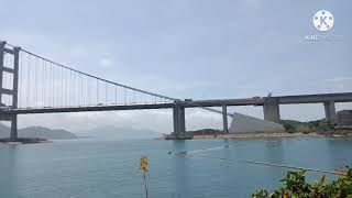 Tsing Ma Bridge of MA WAN  Glimpse of Tsing Ma Bridge short [upl. by Nyret]