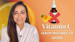 Dont make these Vitamin C serum mistakes  हिंदी  Best way to use vitamin C [upl. by Naved]