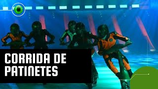 Campeonato traz a 1ª série de corridas de patinetes elétricos do mundo [upl. by Llednew]