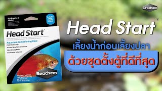 รีวิวชุดน้ำยาตั้งตู้ปลาที่ดีที่สุด Seachem HeadStart [upl. by Nolyd]