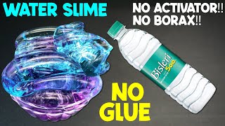 NO GLUE WATER SLIME WITHOUT BORAX ACTIVATOR How to make Slime with Water No Glue No Borax [upl. by Berty941]